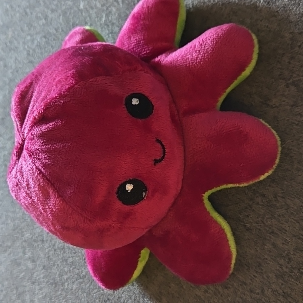 Reversible Octopus plush